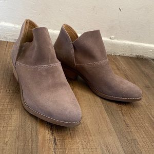 Lucky Brand suede booties